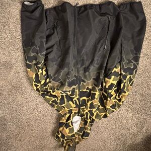 Poison dart frog adidas windbreaker hoodie